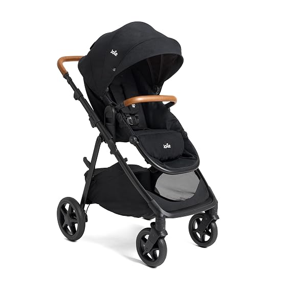 Joie Baby Ginger 4-in-1 Convertible Pramette Stroller, All-Terrain Wheels | Height Adjustable Seat, All-Wheel Suspension, Extra Storage. For Newborns and Toddlers