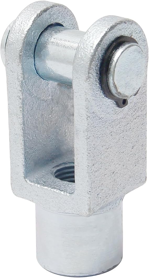 Othmro Cylinder Clevis,1Pcs Air Cylinder Rod Clevis End M16x1.5 Female Thread 78mm Length Y Type Connector Metal Pneumatic Air Cylinder Connectors Fittings for Air Cylinder Foot Mounting Work