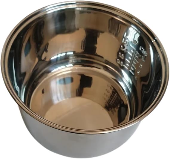 304 Stainless Steel Rice Cooker Inner Bowl,Compatible For Zojirushi NS-TSC10 Multi-cooker Replacement Inner Pot Food Grade Stainless Steel Rice Cooker