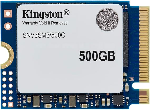 Kingston NV3 500GB M.2 2230 NVMe SSD | Up to 5000MB/s | SNV3SM3/500G