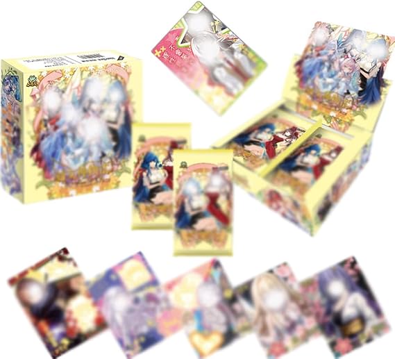 New Goddess Story，1box,180 sheets per box，Collectible Cards，Erogenous Girl Cards，Charming Figure Waifu Card，Goddess Story，Goddess Series.
