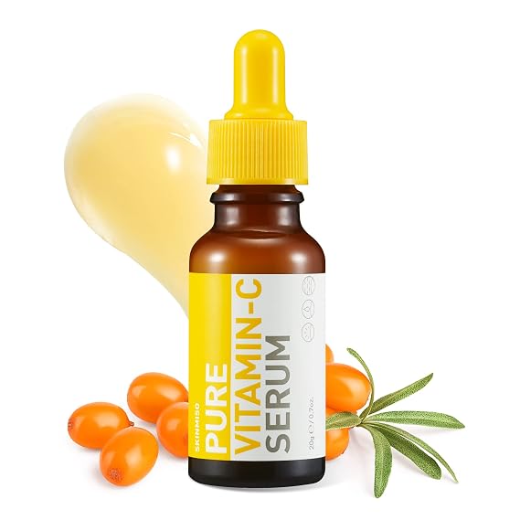 SKINMISO Vitamin C Serum - Brightens, Hydrates & Lightens Dark Spots, For All Skin Types, 0.7 oz | Brightens, Hydrates, Lightens Dark Spots, For All Skin Types, Made in Korea