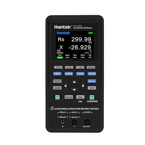 1832C LCR Meter Hantek Handheld Meter Portable Instrument to Measure The Parameters of The Component with 7 Typical Test Frequency | 7 Typical Test Frequency