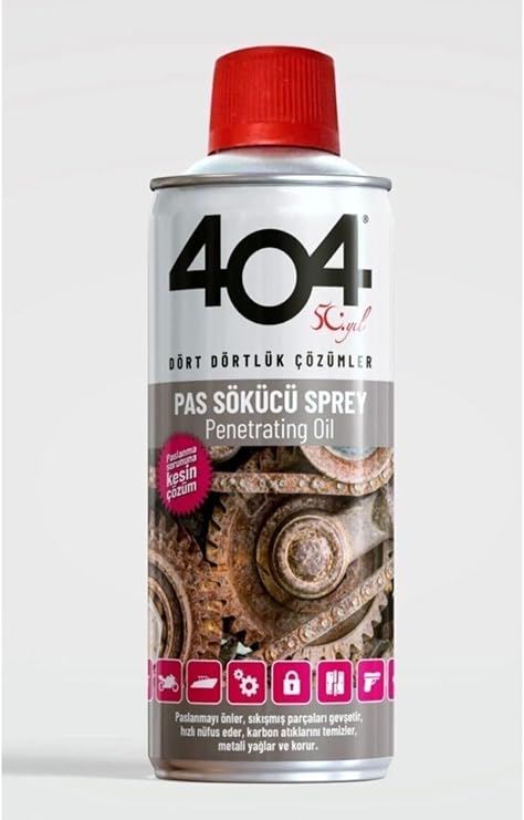 404 Kimya 404 Pas Sökücü Yağlayıcı Ve Koruyucu Sprey 200ml