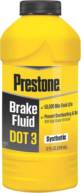 Prestone 化学合成ブレーキフルード DOT3規格対応 12 Ounce, Pack of 6 AS400-6PK