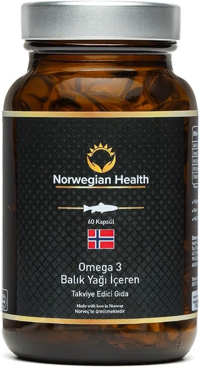 Norwegian Health Omega 3 Balık yağı 60 Kapsül 1000 mg
