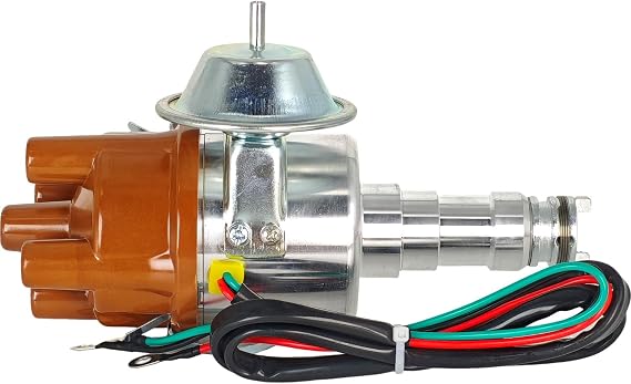 XYZIL Electronic Ignition Distributor M484161E Compatible With Peugeot 404 504 1.6 2.0L 1965-1979 XC5 XC7 XN1 TP 076783016996 7701349347 242033 525454A 5901.44