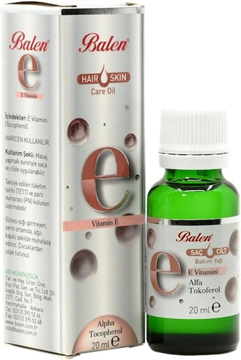 Balen Vitamin E Saç ve Cilt Bakım Yağı 20 ml