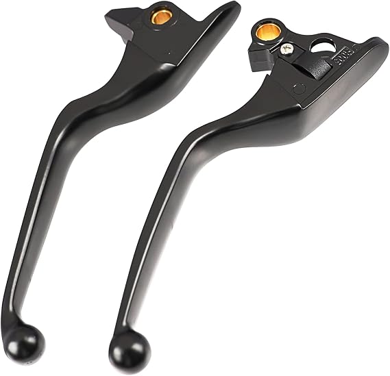 Motrocycle Brake Clutch Lever Control Hand Levers Set for Harley Softail Breakout Fat Boy Deluxe Heritage Classic FLS Slim Street Bob 2015-2023 Replacement Accessories Parts Black