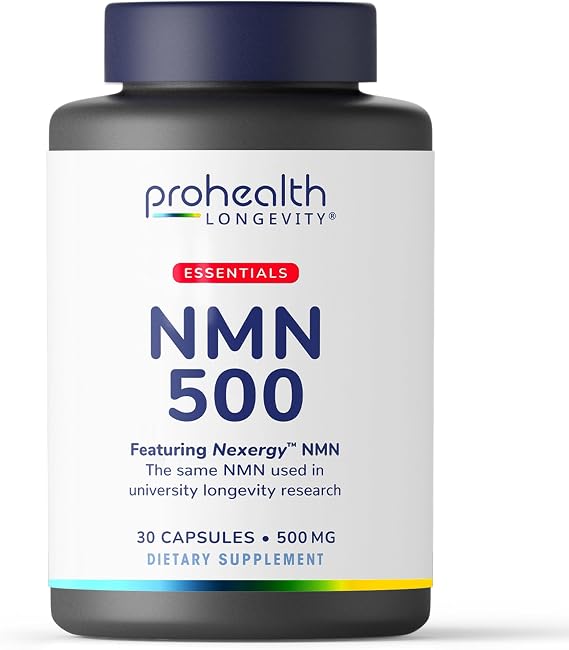 ProHealth Essentials NMN 500, NAD+ Precursor (500mg, 30 Capsules)