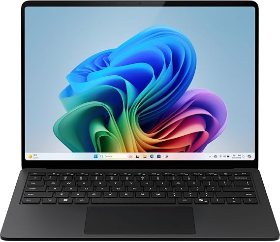 Microsoft Surface Laptop for Business (2025) Windows 11 Pro Copilot+ PC, 15" Qualcomm Snapdragon X Elite, 16 GB RAM, 512 GB SSD Storage, Black