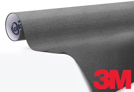 3M 1080 Brushed Steel Air-Release Vinyl Wrap Roll (1/2ft x 5ft)
