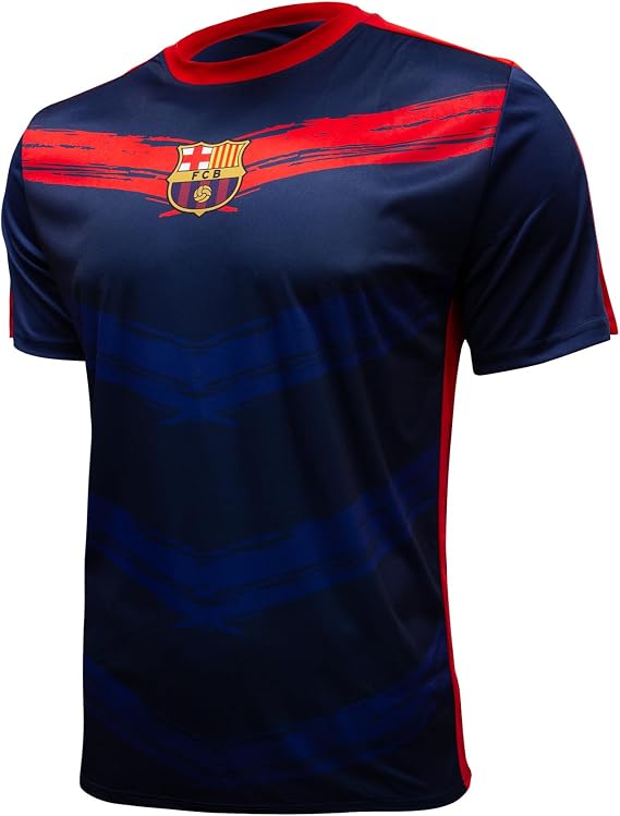Icon Sports Spanish Soccer Unisex-Adult Icon Sports Officially Licensed Fc Barcelona Game Day Shirt - Unisex Adult