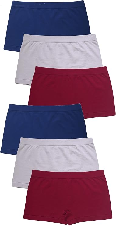 WS Sofra Women's Seamless Boyshorts Panties Stretchy, Classy, Sexy (Multi Pack of 3,5,6 or 12)