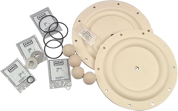 Fluid Section Repair Kit 637427-GG 637427GG Compatible with Ingersoll Rand ARO Air Operated Double Diaphragm Pump