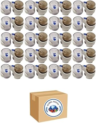 Global Basics Bulk MINI PREFILLED Salt & Pepper Shaker Sets | 20 Pairs of Personal-Sized, Prefilled, Disposable Salt & Pepper Shakers 20