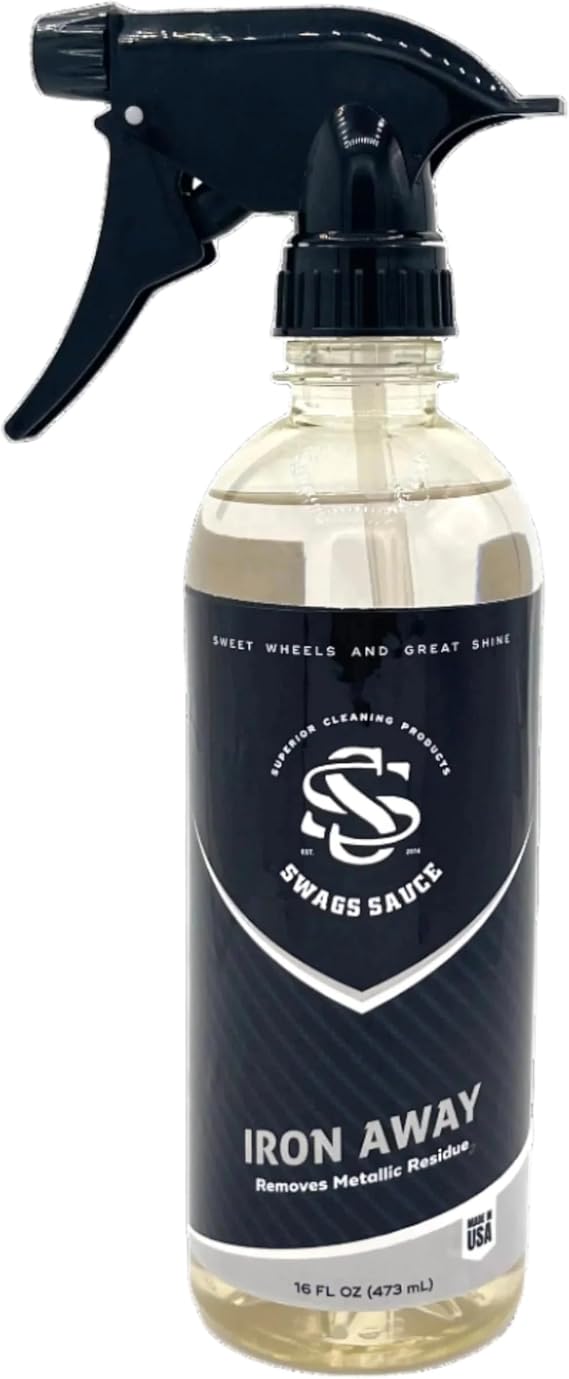 Iron Away | Iron Remover 16oz bottle by Swags Sauce - Removes iron deposits and contaminants, helping to restore the appearance of your wheels and paint.