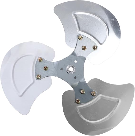 Aluminum Fan Blades Detachable Fan Blade Replacement for Metal Industrial Floor Fans Silver 14 Inches One Size