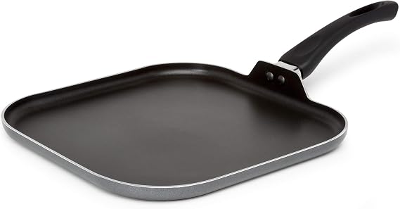Ecolution EEGY-3228 Elements Non-Stick Griddle, 11", Gray