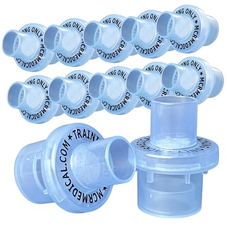 CPR Training Mask, 50-Pack One-Way Valves | MCR Medical