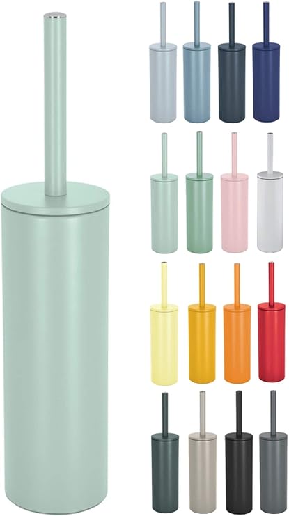 Spirella BATH BRUSH WITH STAINLESS STEEL AKIRA MATTE GREEN