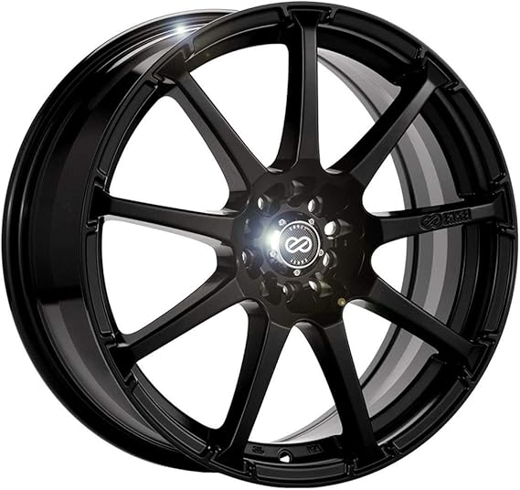 Enkei 441-780-0238BK EDR9 Performance Wheel 17x8 +38 5x100/114.3 Black Paint
