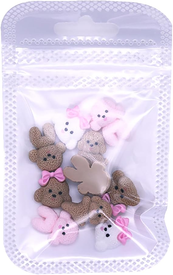 30pcs Valentines Plush Puppy Nails Charms 3D Resin Nail Art Supplies for Acrylic Nails Cute Plush Puppy Design Kawaii Nail Charms Valentine Nail Gems and Charms for Women DIY Nail Decoration