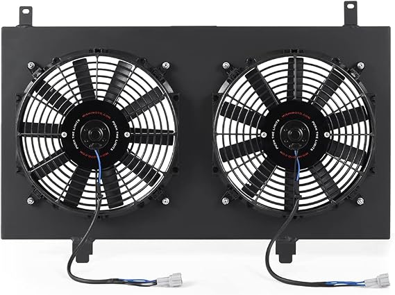 Mishimoto Nissan 350Z Performance Aluminum Fan Shroud Kit, 2003-2006, Black