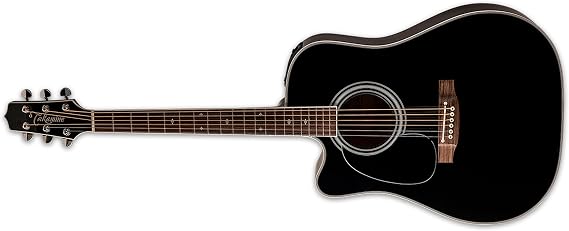 Takamine Legacy EF341SC, Left-handed Acoustic-Electric Guitar - Black