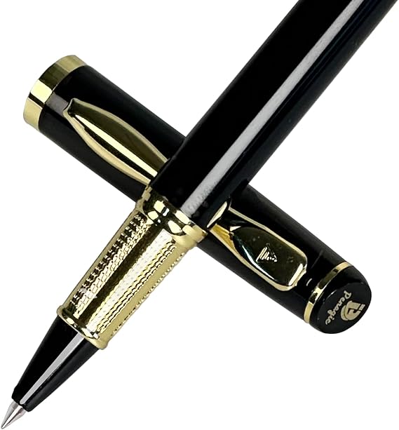 Penagic Luxury Pen, 0.5 mm Black Ink Nice Fancy Gel Pen, Fine Point, Unisex