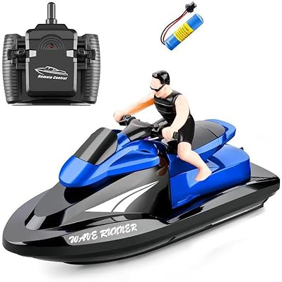RC Boats for Kids & Adults, Remote Control Boat for Pools & Lakes with 3 Rechargeable Toy Boat Batteries Motor Boat Gifts for Kids and Adults