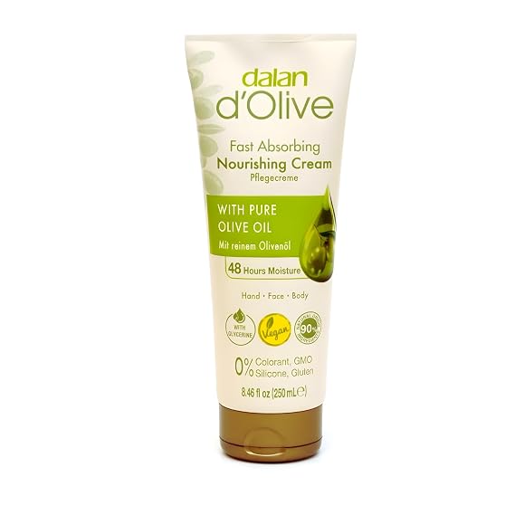 Hand and Body Cream, Pure Olive Oil, Dalan Dolive 250ml 8.45floz