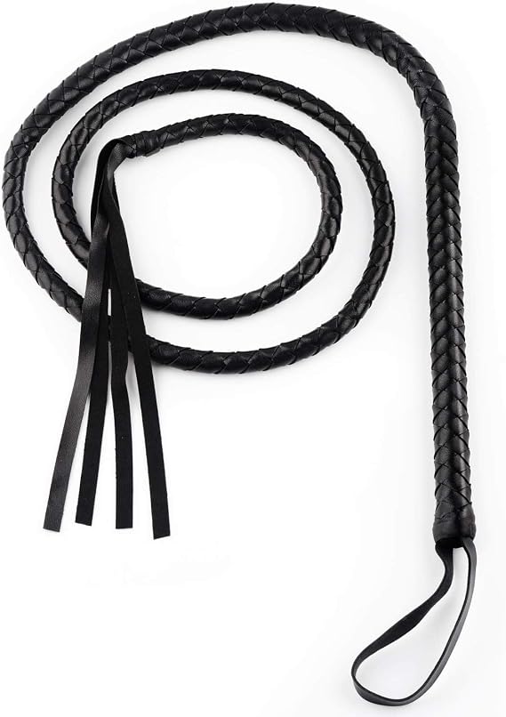Faux Leather Horse Whip Long, Riding Whip Costume Accessory, Non Slip Bull Whip Equestrianism Whips for Outdoor Riding Racing Sports Equestrianism Tool Stage Performance Cosplay