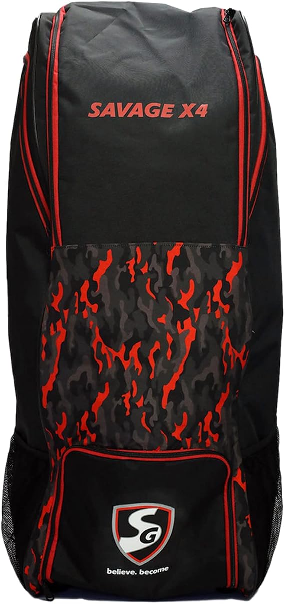 SG Savage X4 Duffle Wheelie Cricket Kitbag