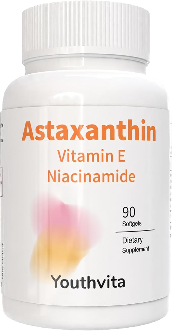 Astaxanthin 12mg, 90 Softgels, 3 Month Supply | Premium Astaxanthin Antioxidant Supplements | Supports Eye, Joint, Internal Circulation Health