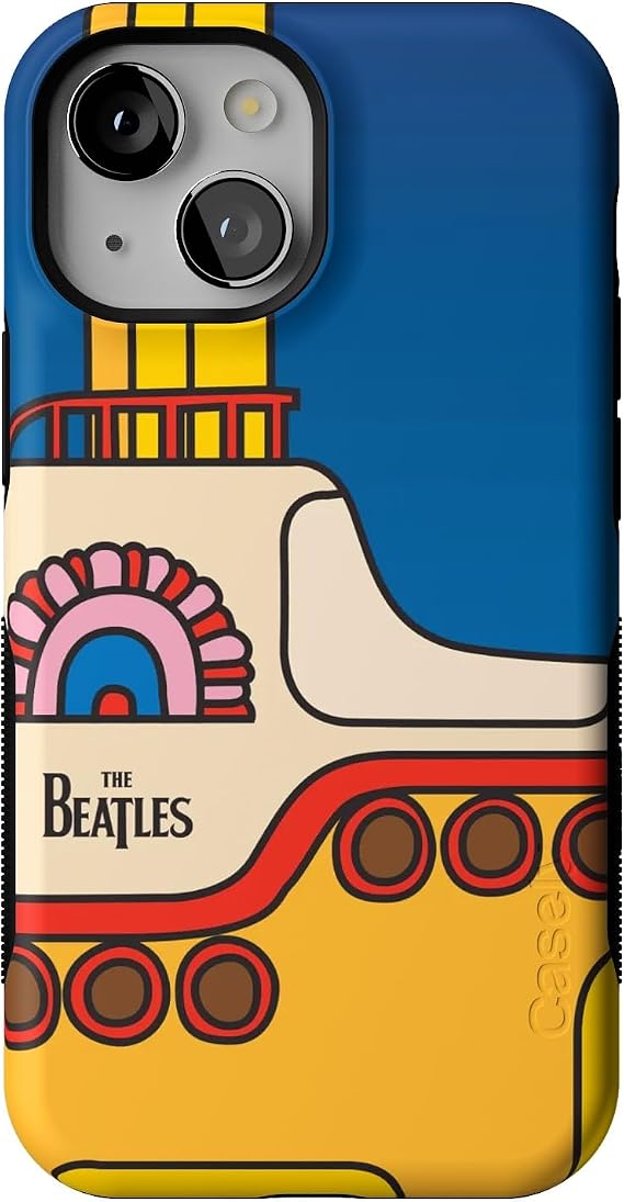Casely iPhone 13 Mini Case | Yellow Submarine | Beatles | Compatible with MagSafe | Bold Protective Case Design