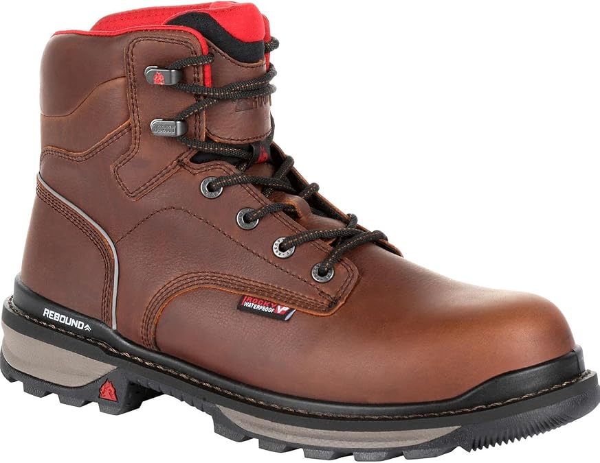 ROCKY Men's Rams Horn Waterproof Work Boots
