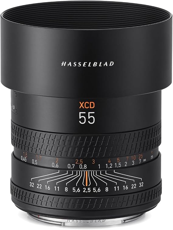 Hasselblad XCD 55mm f/2.5 V Lens | f/2.5 aperture with leaf shutter and aspherical elements for portraits, documentaries and still life