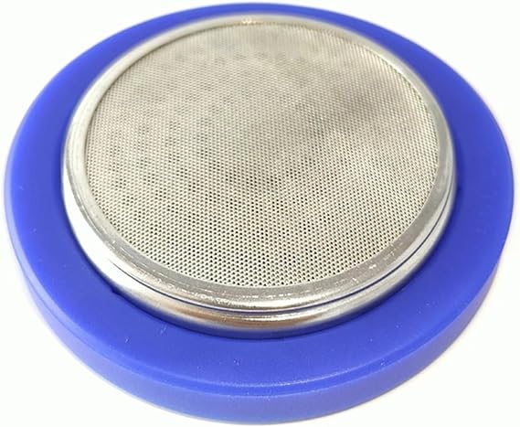 Silicone Group Head Gasket and Puck Screen for E61 Espresso Machines, 60mm Filter for Rocket for faema for cafelat Parts(net + sealing ring)
