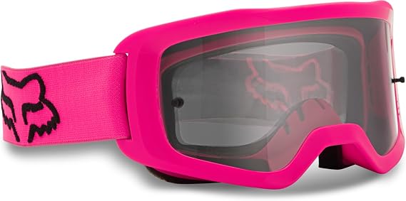 Fox Racing Main Motocross Goggle, Stray Pink - Clear Lens