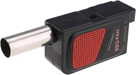 Haofy BBQ Fan Handheld BBQ Blower, Portable Barbecue Electricity Air Blower Fire Bellows Tool for Outdoor Cooking, Picnic, Camping default defult