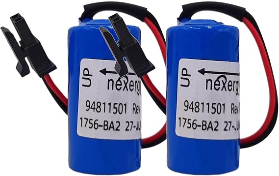(2pcs/Pack) 1756-BA2 for 94811501 1756-L1 PLC Control Battery Nexergy 3V Lithium Battery