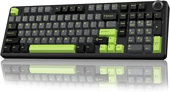 AULA F99 Pro Mechanical Gaming Keyboard 3-Mode Wireless Mechanical Keyboard with Button Five Layer Padding Structure RGB Backlight QWERTY Hot-swap Custom Keyboard