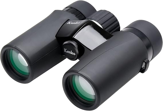 Kenko Kompakt-Fernglas Ultraview EX Compact 8x32 Dachprisma wasserdicht IPX7 leicht für Outdoor Konzert Sportbeobachtung schwarz 406960