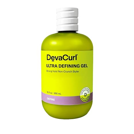 DevaCurl Ultra Defining Gel Strong Hold Non-Crunch Styler | Non-Flaking Formula | Non-Sticky