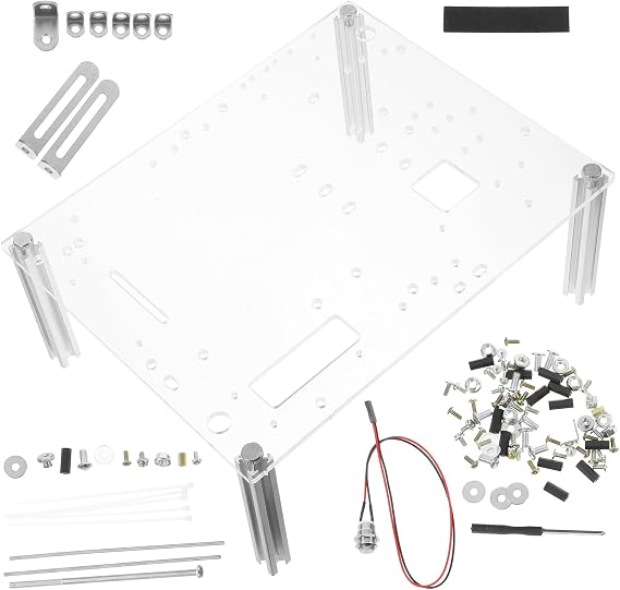 Open Air Computer Case Bracket for Testing Components with Base Stand