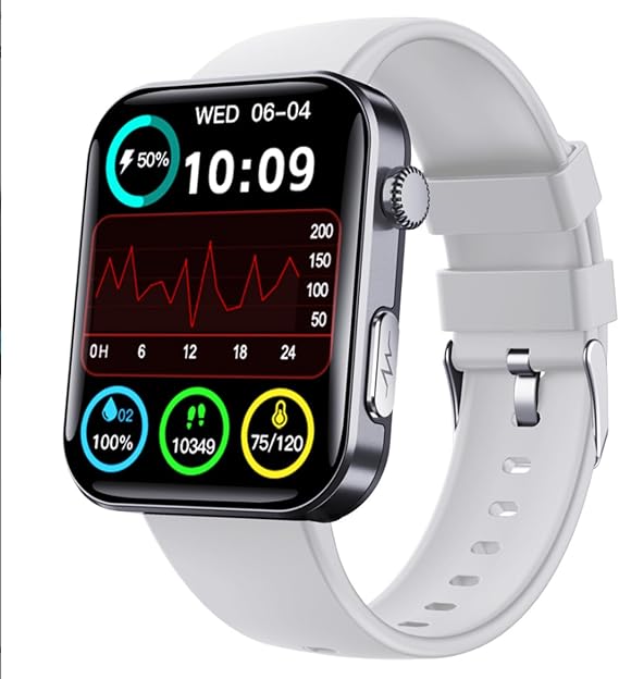 Healthy smart management watch,2.1"HD Screen,With ECG, BMI, HRV, other data monitoring. A watch featuring fall detection and one-touch SOS,133 sports modes,for health-conscious and fitness enthusiast