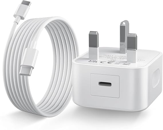 for iPhone 17 16 15 Charger,20W Super Fast Type C with 2M USB C to C Cable