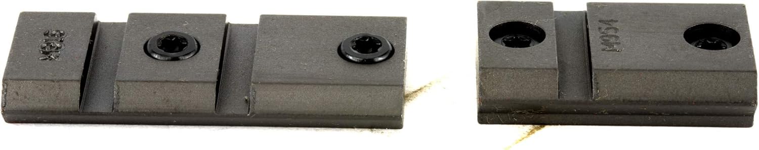 WARNE Maxima M824824M Anschutz All Base, Two Piece Base Set, 6-48 Screws, Fits Anschutz, Browning-T-Bolt Savage-Model 93 and MK II Guns, Matte