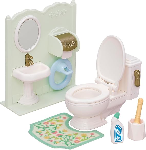 Calico Critters - Toilet Set - Dollhouse Furniture & Accessories